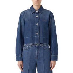 Givenchy Hemdbluse aus Denim blau Jeansjacke