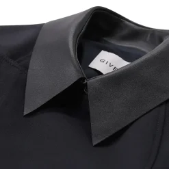 Givenchy Jacke mit Lederkragen dunkelblau Übergangsjacke