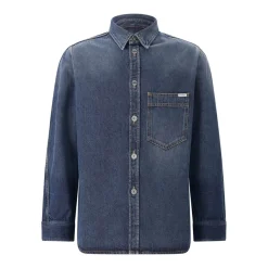 Givenchy Overshirt aus Denim blau Hemd