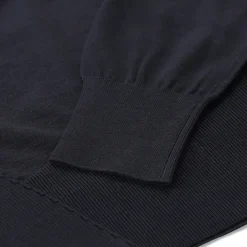 Givenchy Poloshirt aus Baumwolle & Seide dunkelblau Poloshirt