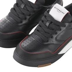 Givenchy Sneaker aus Kalbsleder schwarz Schnürschuhe