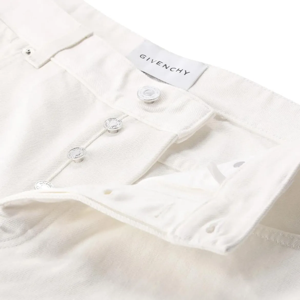 Givenchy Straight-Fit Jeans aus Baumwolle weiß Jeans