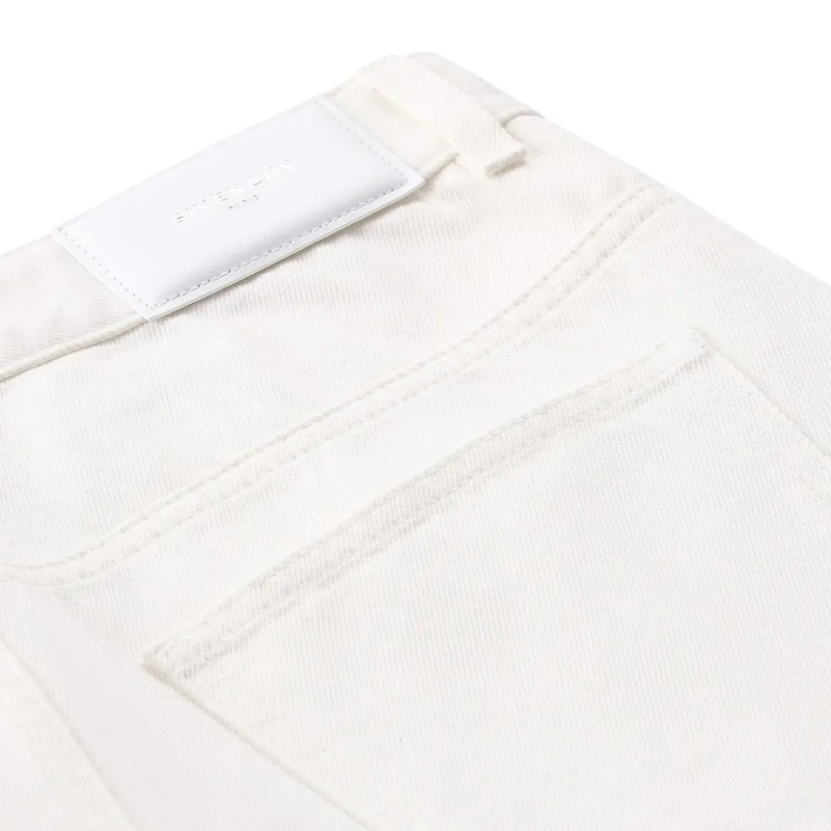 Givenchy Straight-Fit Jeans aus Baumwolle weiß Jeans