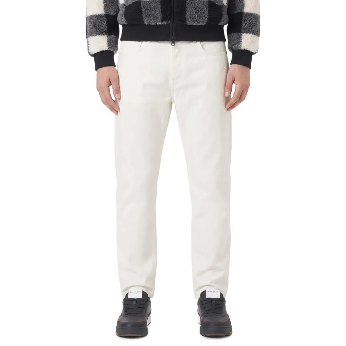 Givenchy Straight-Fit Jeans aus Baumwolle weiß Jeans
