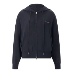 Givenchy Strickjacke aus Woll-Mix dunkelblau Pullover