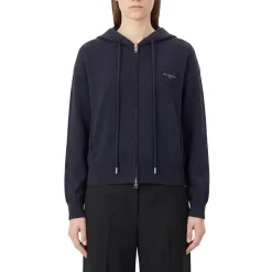 Givenchy Strickjacke aus Woll-Mix dunkelblau Pullover