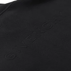 Givenchy Sweatjacke mit Fischgrätenmuster schwarz Strickjacke