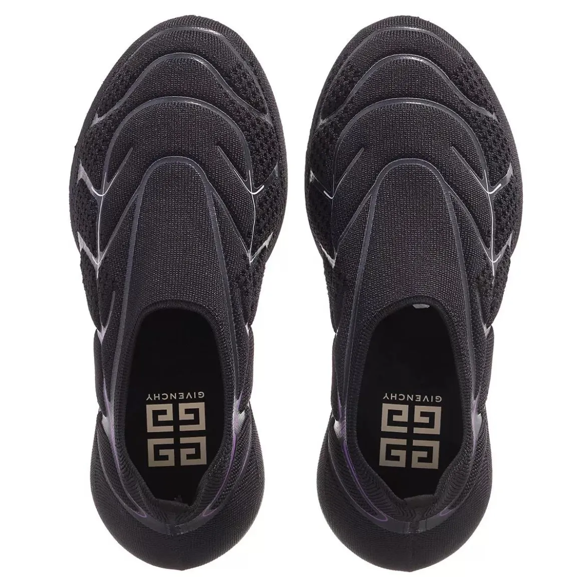 Givenchy TK 360 Mesh Sneaker Black Purple Low-Top-Sneaker