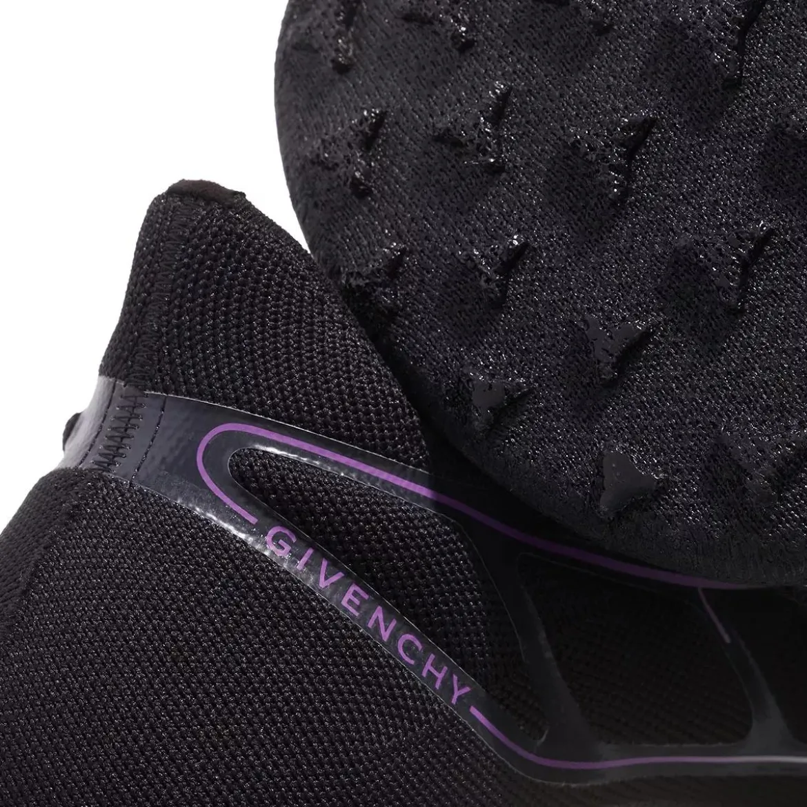 Givenchy TK 360 Mesh Sneaker Black Purple Low-Top-Sneaker