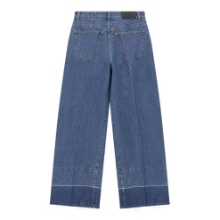 Givenchy Wide-Leg Jeans mit Fransen blau Jeans