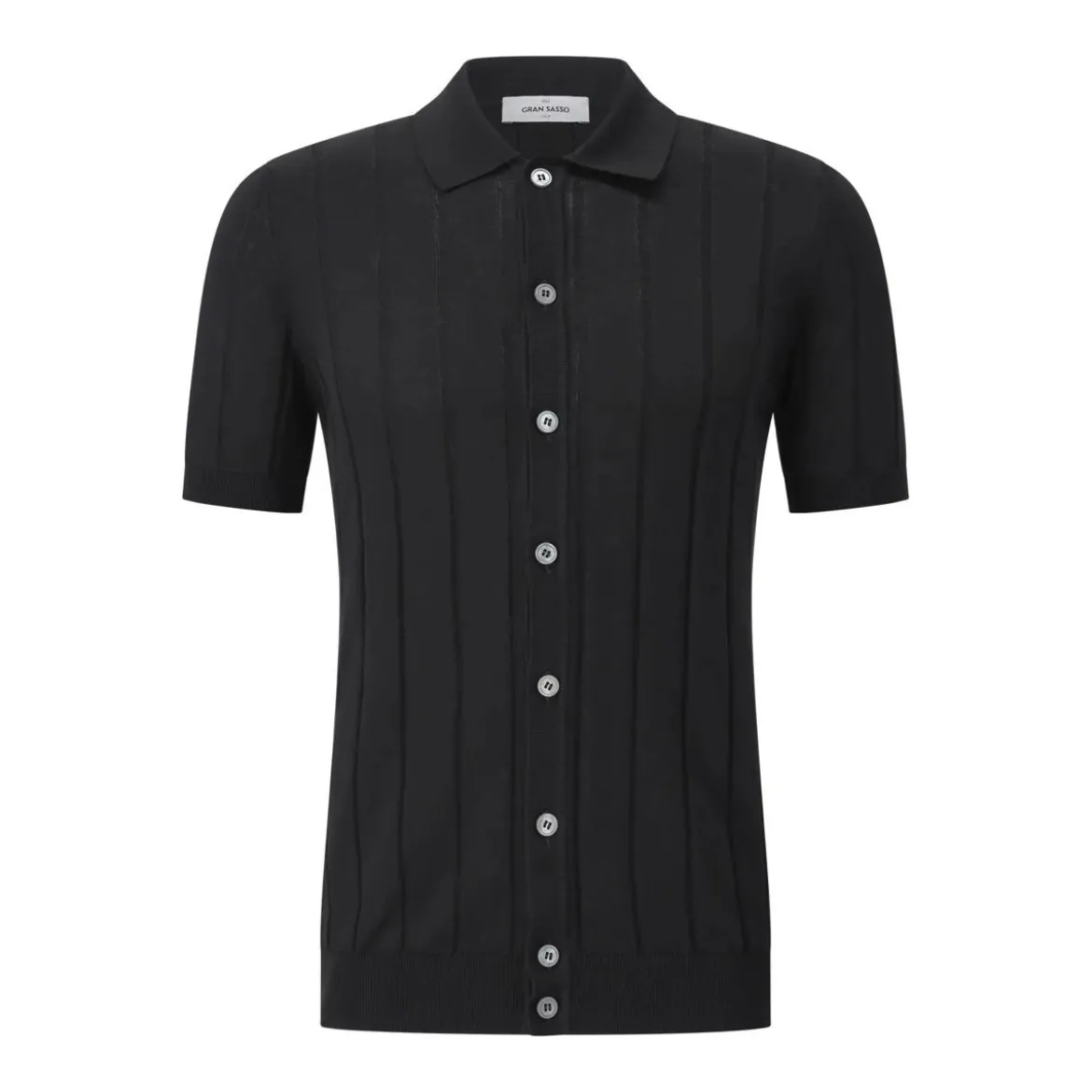 Gran Sasso Kurzarmhemd aus Baumwolle beige Hemd