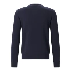 Gran Sasso Pullover aus Schurwolle & Kaschmir dunkelblau Rollkragenpullover
