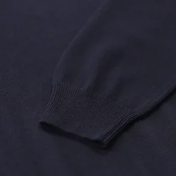 Gran Sasso Pullover aus Schurwolle & Kaschmir dunkelblau Rollkragenpullover