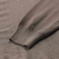 Gran Sasso Pullover mit V-Ausschnitt braun Pullover