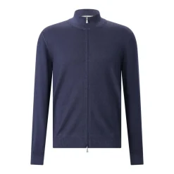 Gran Sasso Strickjacke aus Schurwolle dunkelblau Strickjacke