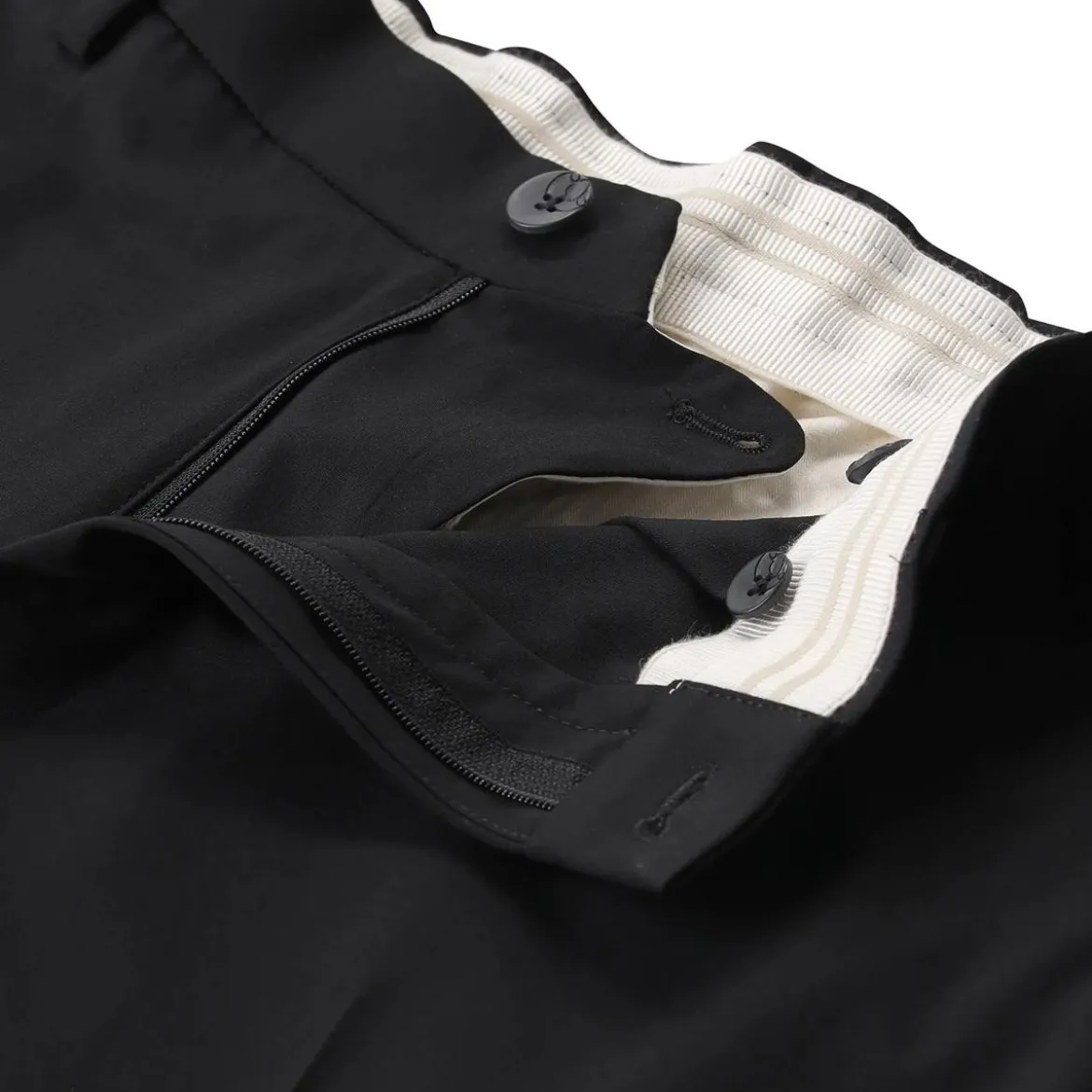GTA Slim-Fit Hose Davide schwarz Stoffhose