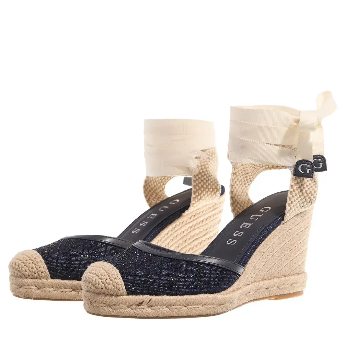 Guess Cyrenae Navy Sandaletten mit Absatz