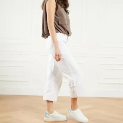 Guess Elbina White/Ltblue Low-Top-Sneaker