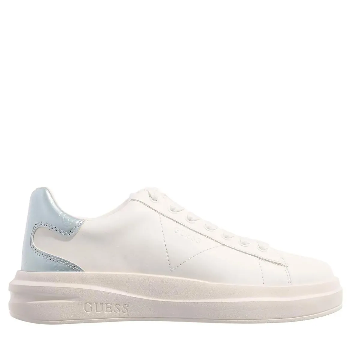 Guess Elbina White/Ltblue Low-Top-Sneaker