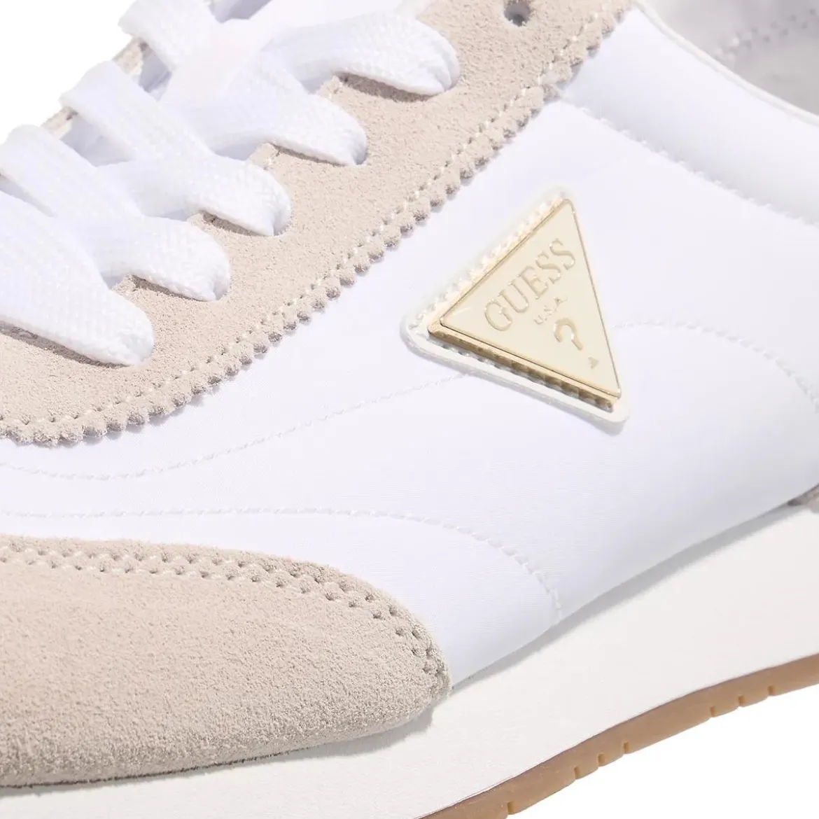 Guess Joggin White/Platino Low-Top-Sneaker