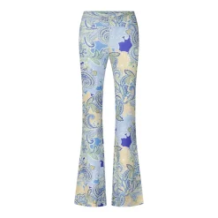 Hale Bob Hose Opal mit Paisley-Muster Hellblau Hose