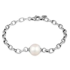 Haze & Glory Armband Gliderarmband - Chunky Perle 925 Silber silber Armband