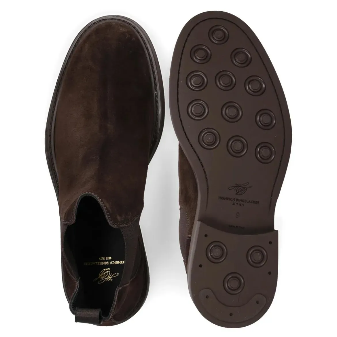 Heinrich Dinkelacker Der Florenz Boot BC vereint elegantes Desi dunkel-braun Stiefeletten