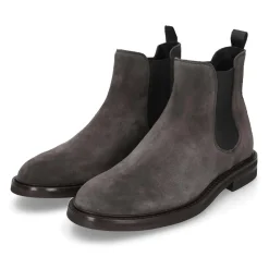 Heinrich Dinkelacker Der Florenz Boot BC vereint elegantes Desi dunkel-grau Schnürstiefel