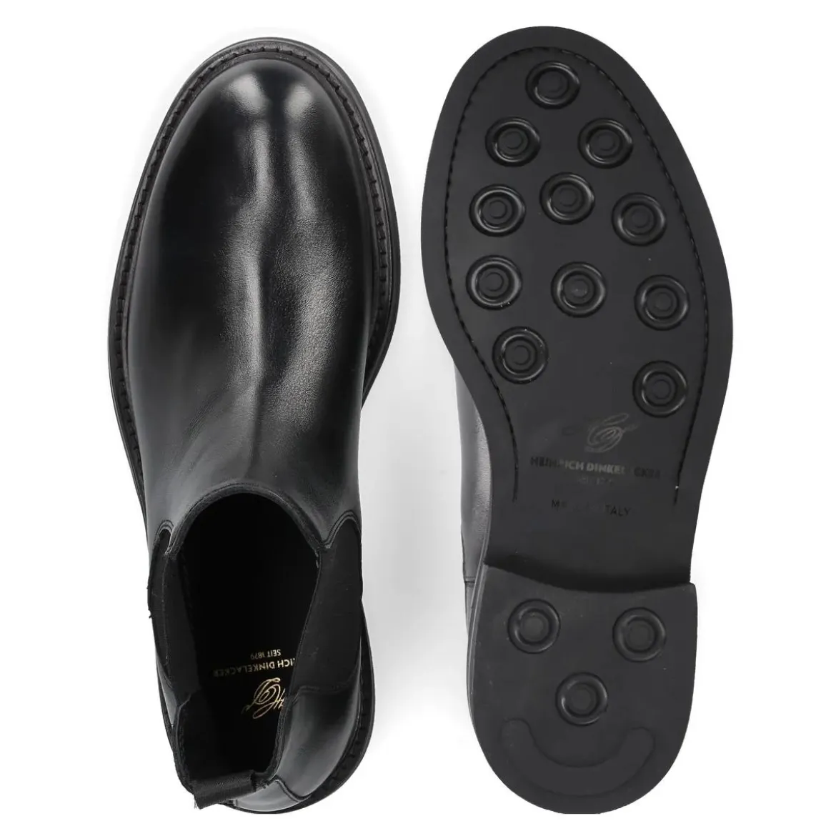 Heinrich Dinkelacker Der Florenz Boot BC vereint elegantes Desi schwarz Schnürstiefel