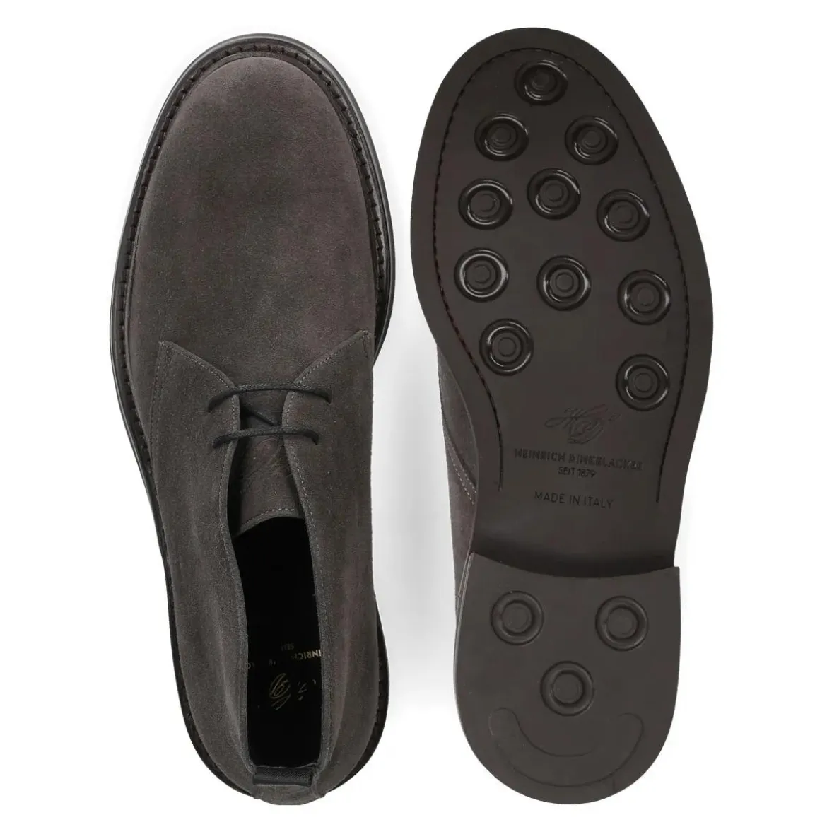 Heinrich Dinkelacker Der Florenz Plain V George Boot bringt mit seinemdunkel-grau Schnürstiefel