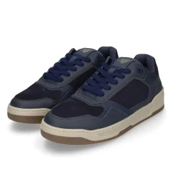 Heinrich Dinkelacker Der Los Angeles Sneaker CL in Dunkelblau bestichtdunkel-blau Low-Top-Sneaker