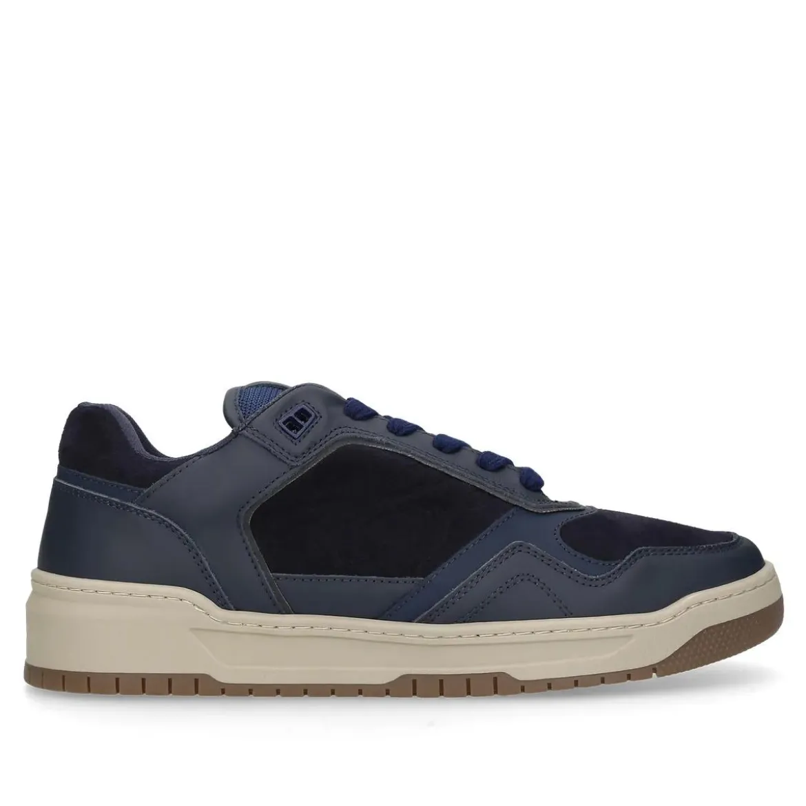 Heinrich Dinkelacker Der Los Angeles Sneaker CL in Dunkelblau bestichtdunkel-blau Low-Top-Sneaker