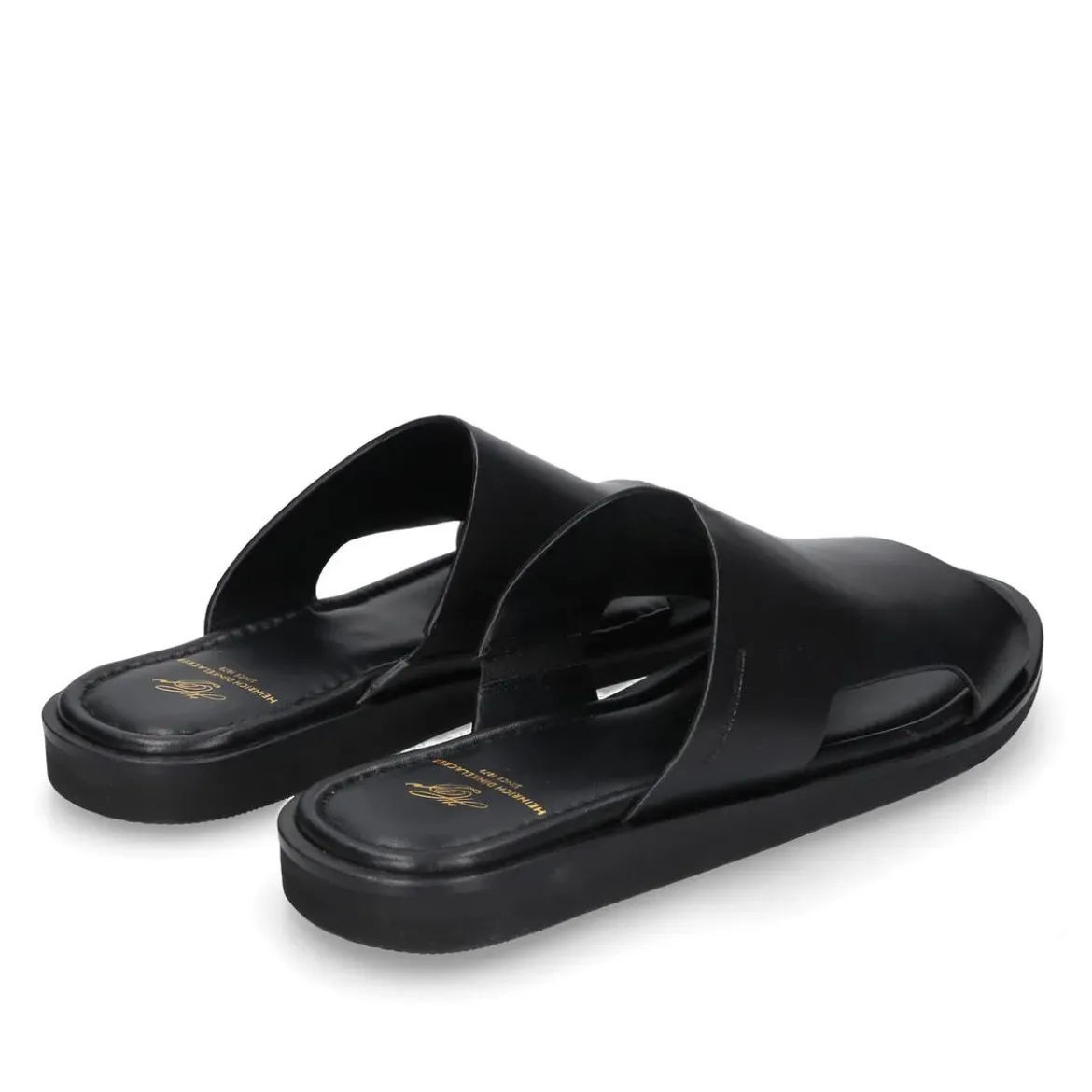 Heinrich Dinkelacker Die Garda Sandale VC in Schwarz vereint minimalist schwarz Sandalen