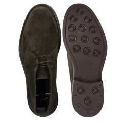 Heinrich Dinkelacker George Boots Florenz Plain V dunkel-grün Schnürstiefel