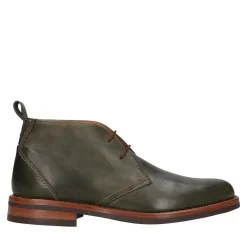 Heinrich Dinkelacker George Boots Genf Plain N dunkel-grün Schnürstiefel
