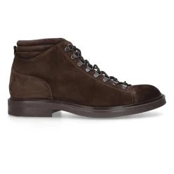 Heinrich Dinkelacker Hiking Boots Florenz Plain V dunkel-braun Schnürstiefel