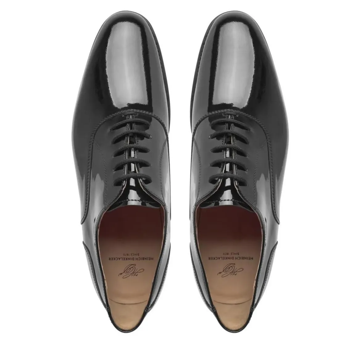 Heinrich Dinkelacker Klassiker Luzern Plain PL schwarz Schnürschuhe