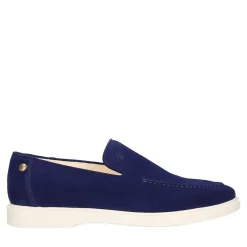 Heinrich Dinkelacker Loafer Genua Penny Loafer V blau Loafer