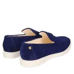 Heinrich Dinkelacker Loafer Genua Penny Loafer V blau Loafer