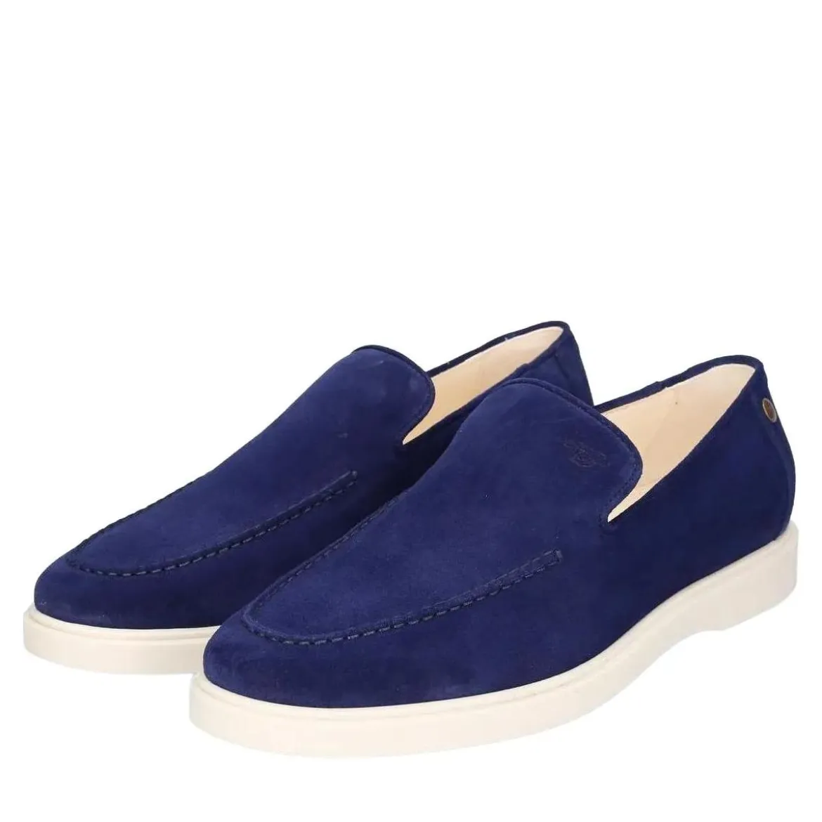 Heinrich Dinkelacker Loafer Genua Penny Loafer V blau Loafer