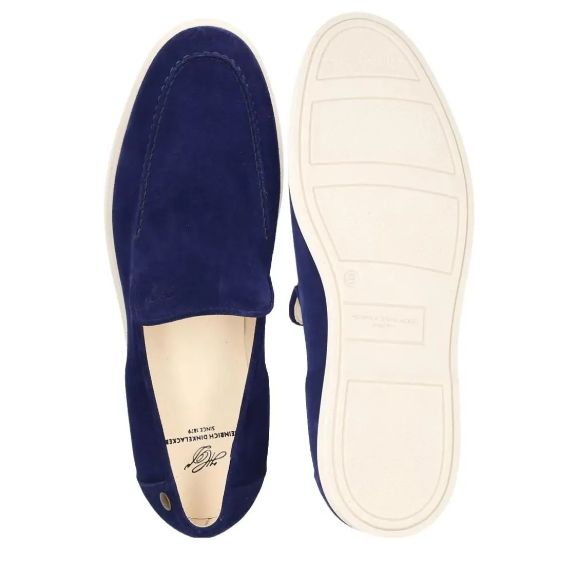 Heinrich Dinkelacker Loafer Genua Penny Loafer V blau Loafer