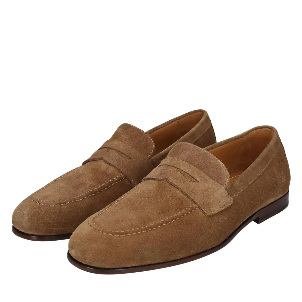 Heinrich Dinkelacker Loafer Amalfi Plain V mittel-braun Loafer