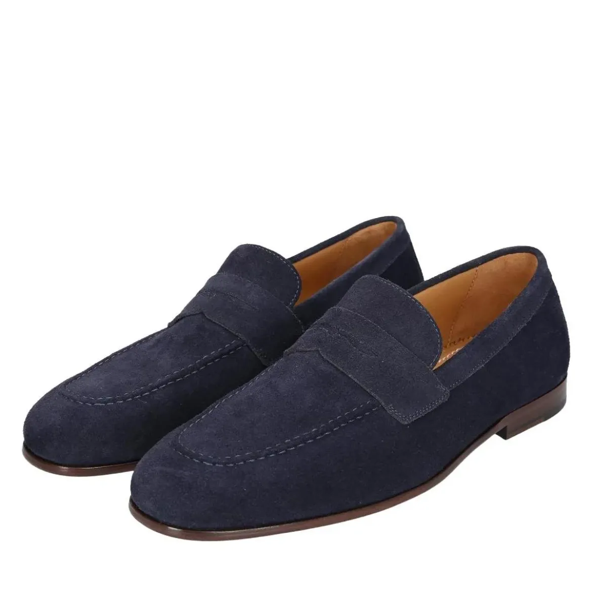 Heinrich Dinkelacker Loafer Amalfi Plain V dunkel-blau Loafer