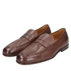 Heinrich Dinkelacker Loafer Amalfi Plain W dunkel-braun Loafer