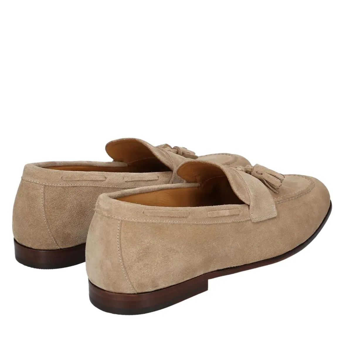 Heinrich Dinkelacker Loafer Amalfi Plain Tassel V hell-braun Loafer