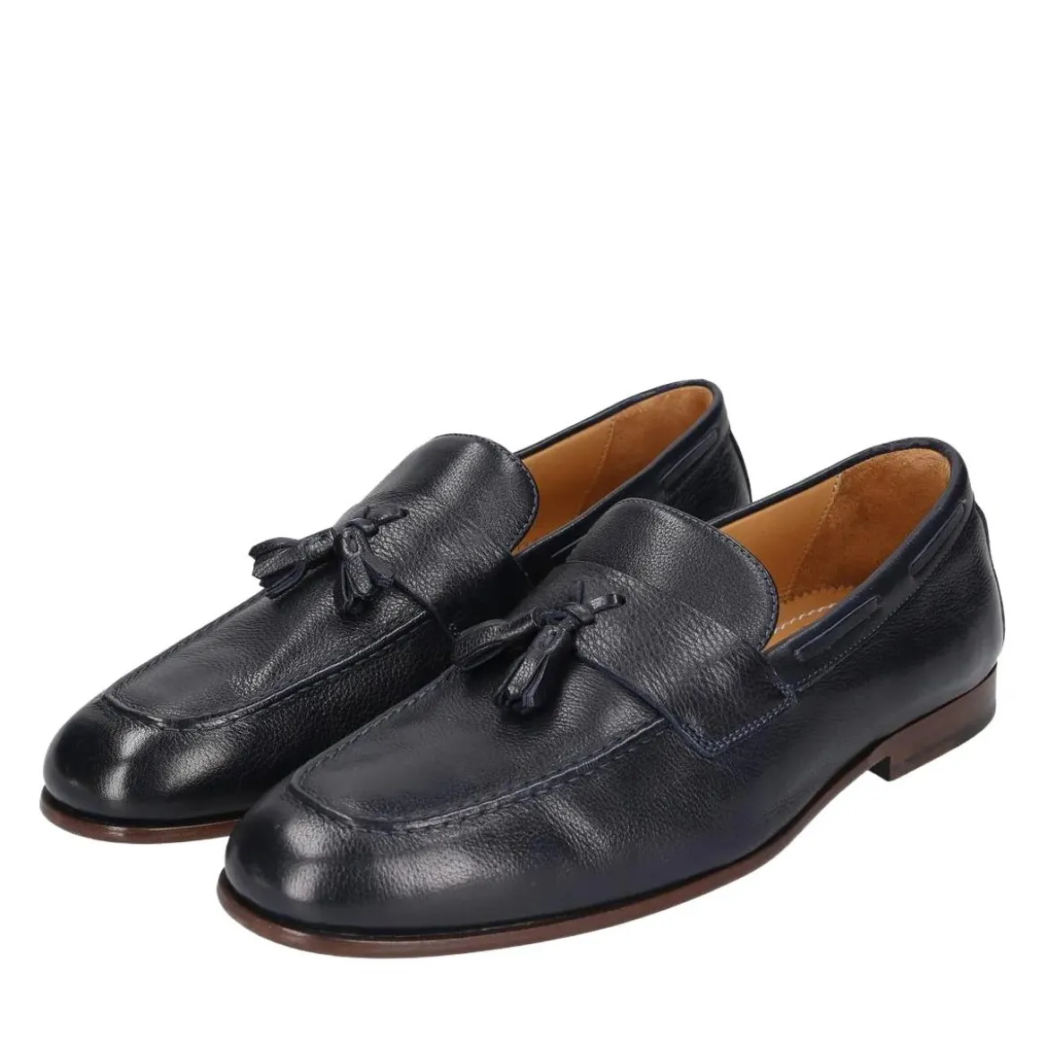 Heinrich Dinkelacker Loafer Amalfi Plain Tassel W dunkel-blau Loafer