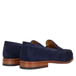 Heinrich Dinkelacker Loafer Wien Plain V blau Loafer