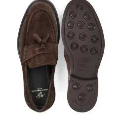 Heinrich Dinkelacker Loafer Florenz Plain V dunkel-braun Loafer