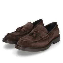 Heinrich Dinkelacker Loafer Florenz Plain V dunkel-braun Loafer