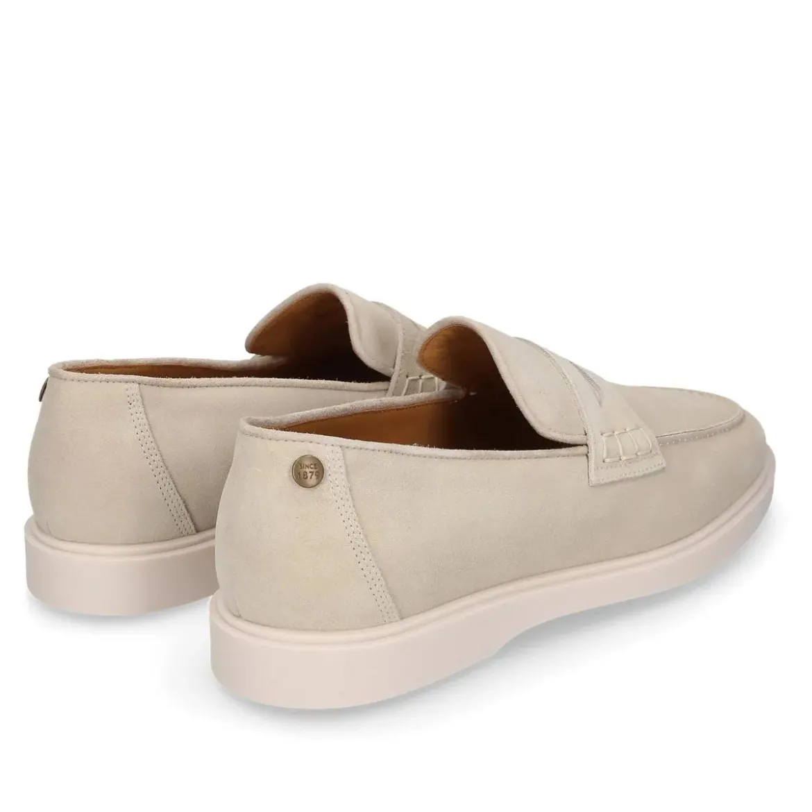 Heinrich Dinkelacker Loafer Genua Penny Loafer V beige Loafer
